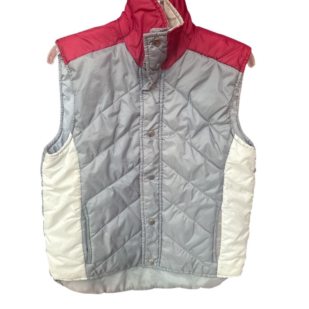 Dickies Red and Gray Kids Puffer Vest